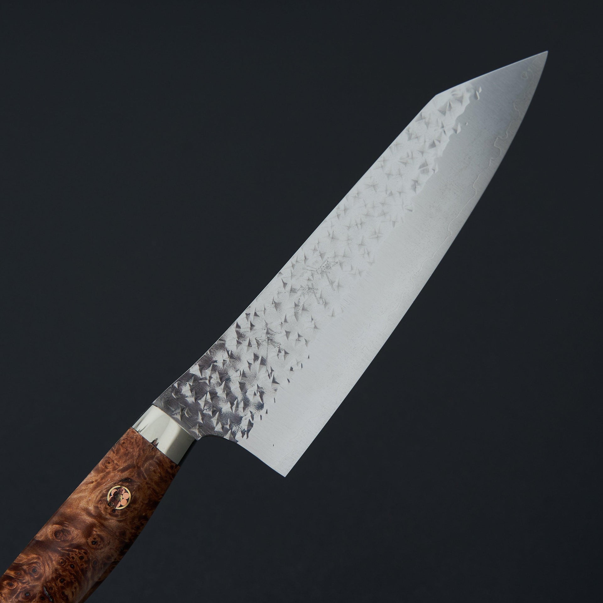 Yu Kurosaki R2 Senko Santoku 170mm Western Maple Burl-Knife-Yu Kurosaki-Carbon Knife Co