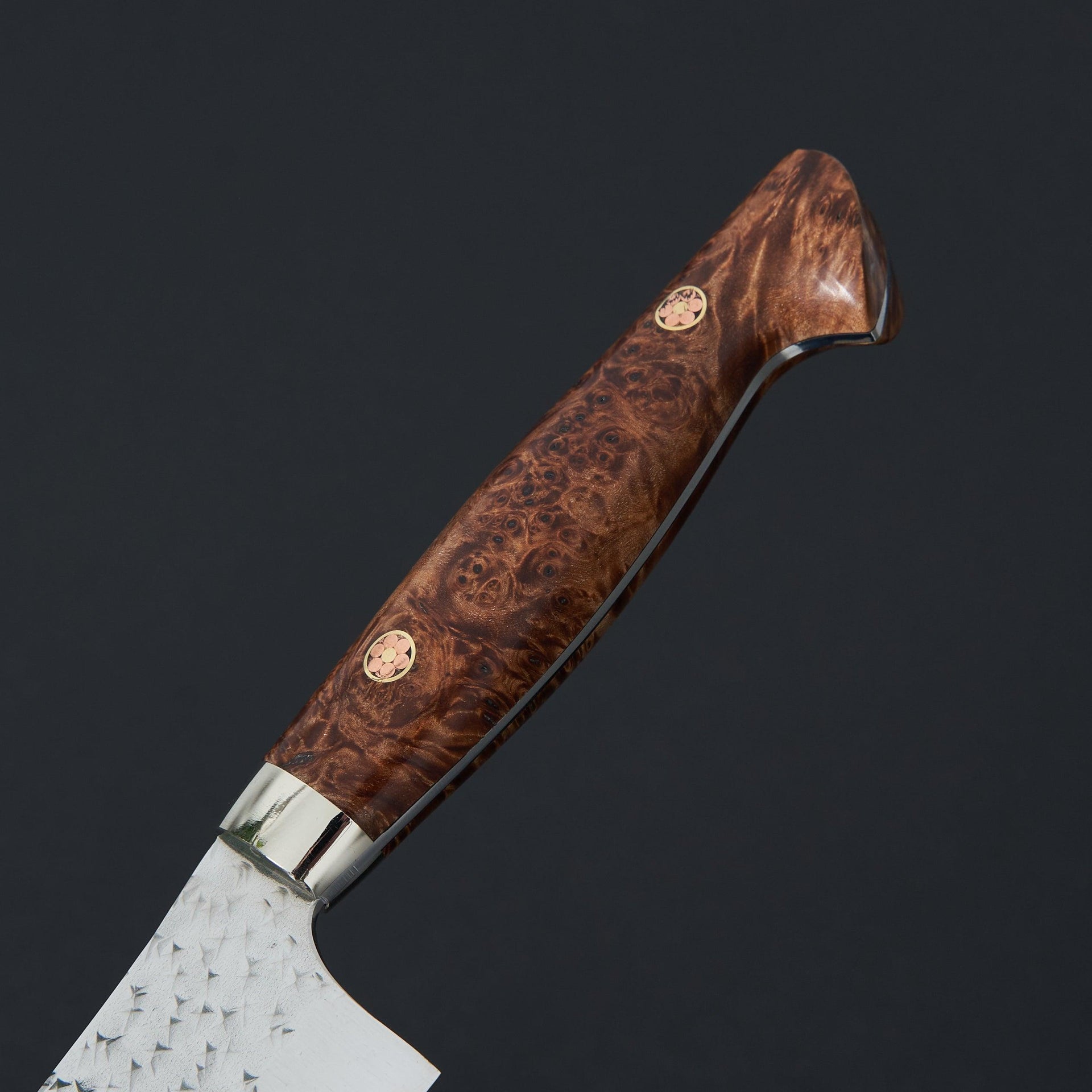 Yu Kurosaki R2 Senko Santoku 170mm Western Maple Burl-Knife-Yu Kurosaki-Carbon Knife Co