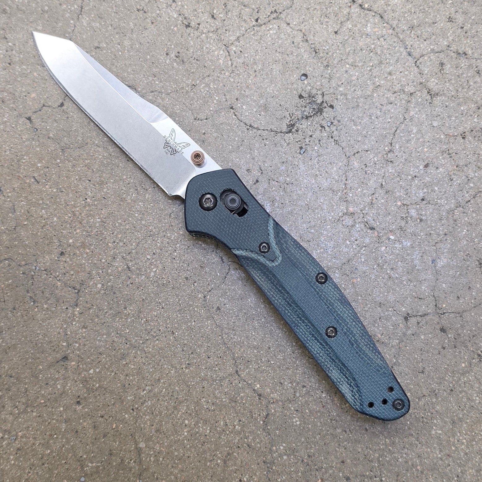 オーダーメイド USED TRADE IN Benchmade 940 Osborne Denim Micarta