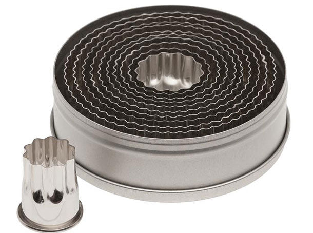 Ateco Fluted Round Set 11 Piece-Tools-Ateco-Carbon Knife Co