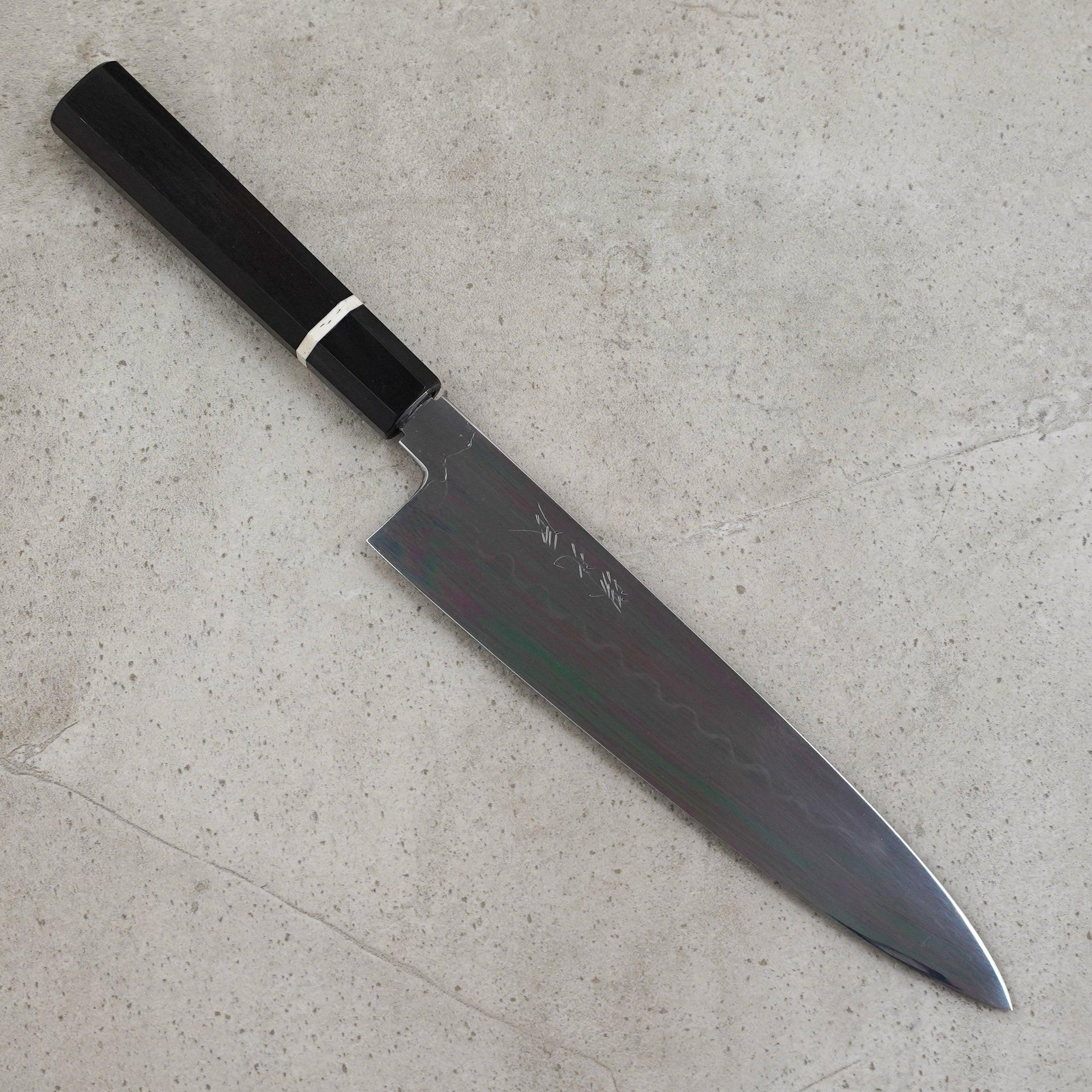 Yoshikazu Ikeda Shirogami 2 Mizu Honyaki Gyuto 240mm-knife-Yoshikazu Ikeda-Carbon Knife Co