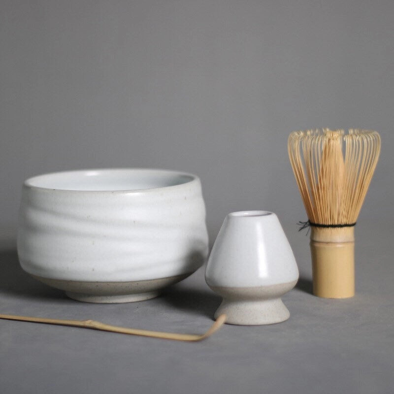 Matcha Set Gohobo White / White Grey