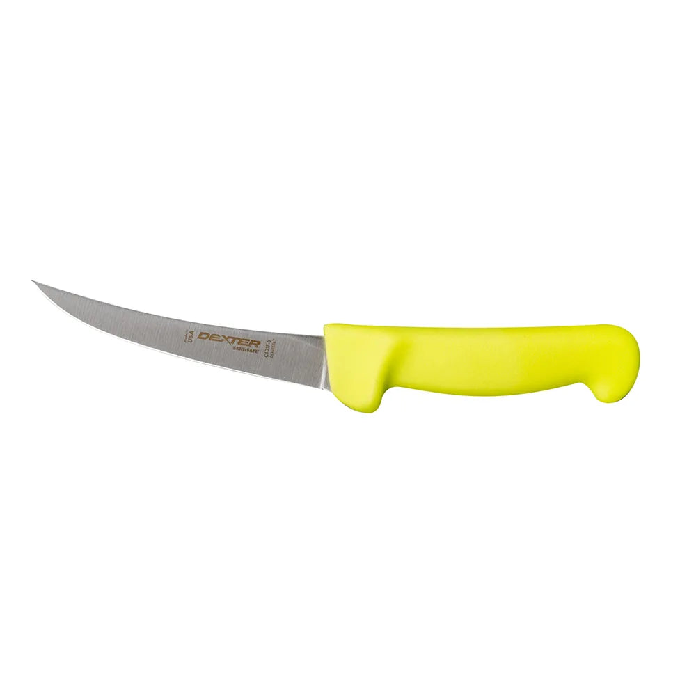 Dexter C131F-6 Sani Safe 6” Flexible Curved Boning Knife, Lime Green