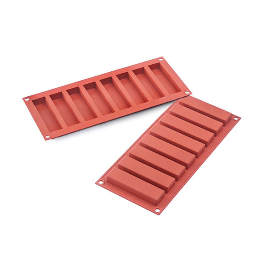Silikomart Slim Bar Mold 1.1” x 3.9”, 8 Cavities