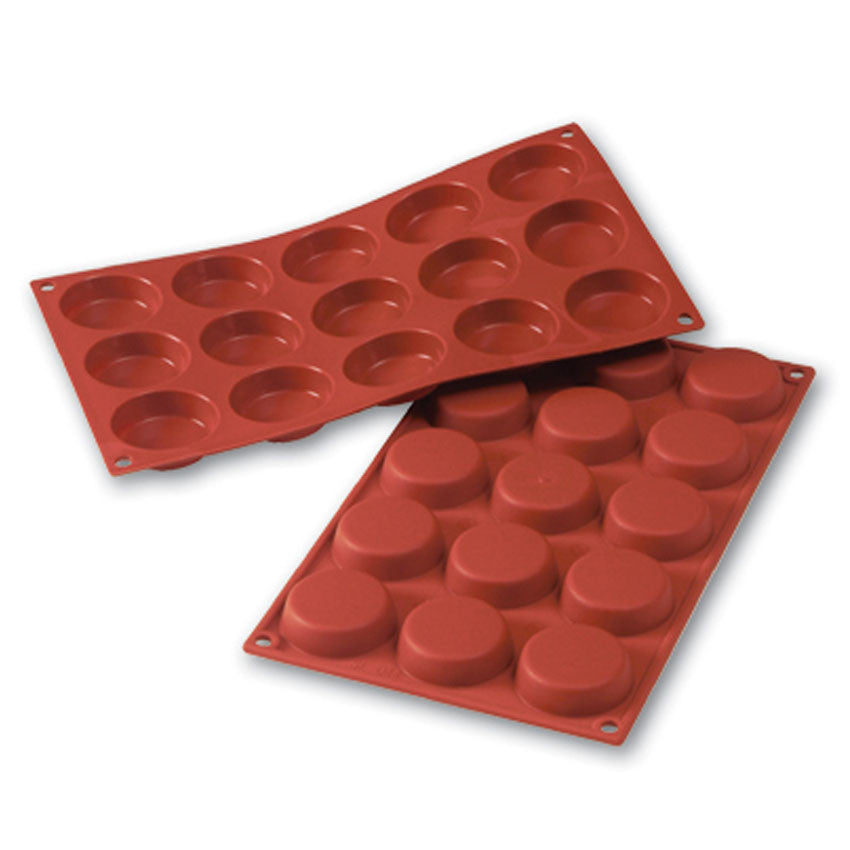 Silikomart Flan Baking Mold 1.97", 15 Cavities