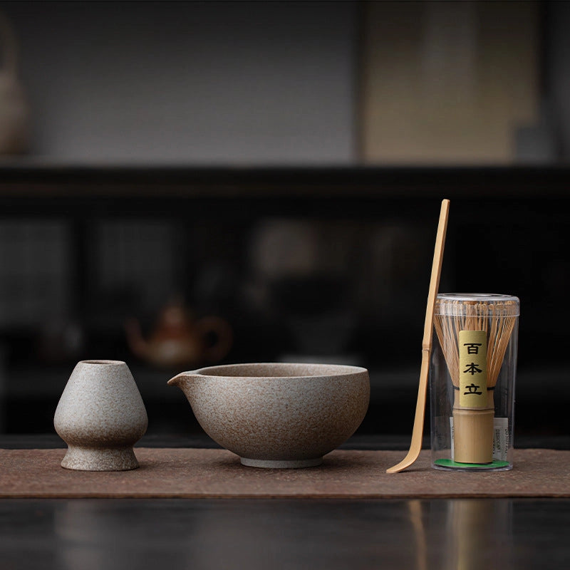 Matcha Set Gohobi Grey Brown 010