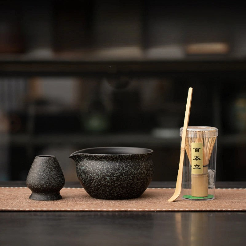 Matcha Set Gohobi Black Speckle 018