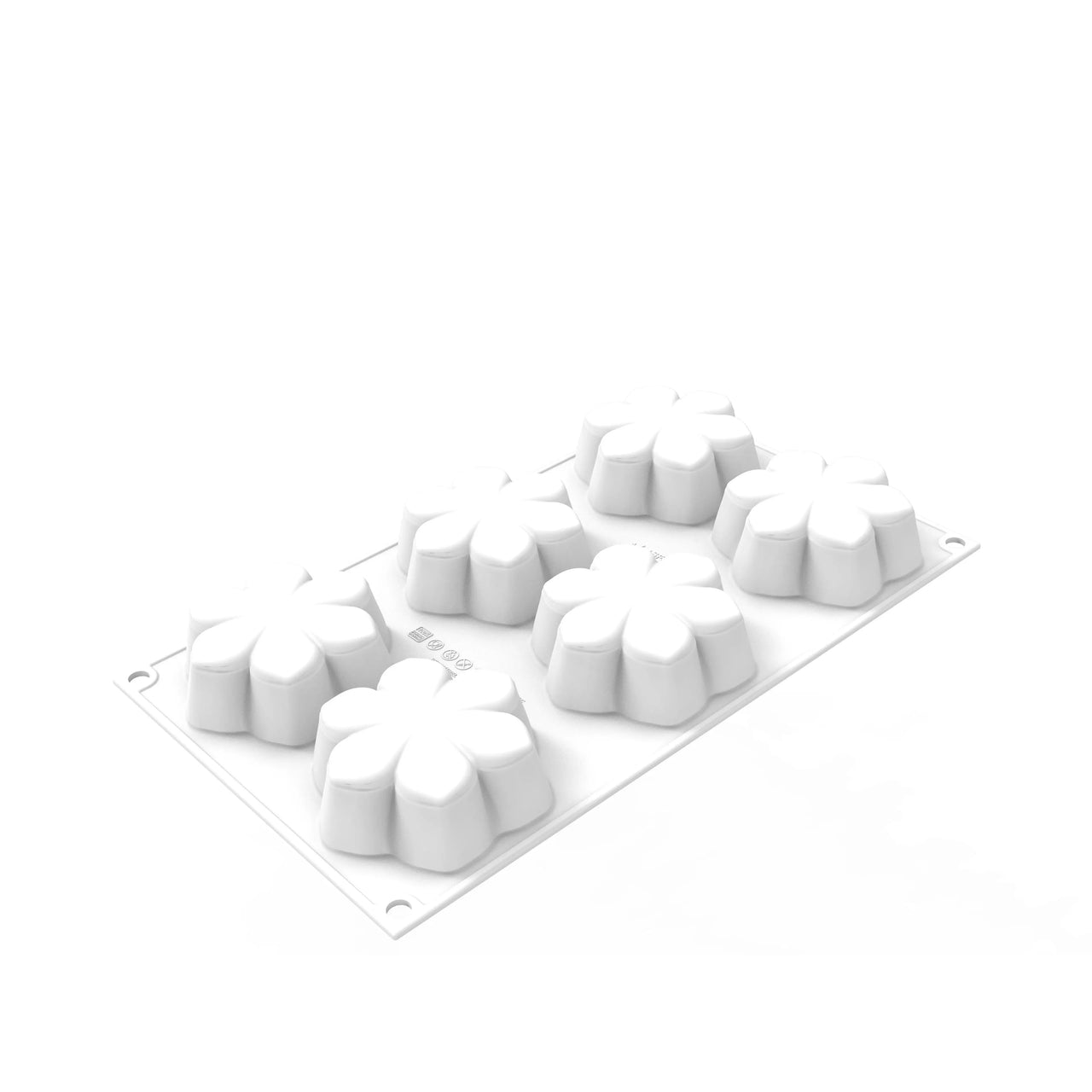 Silikomart Hana 87 Mold 2.8" x 1.2”, 6 Cavities