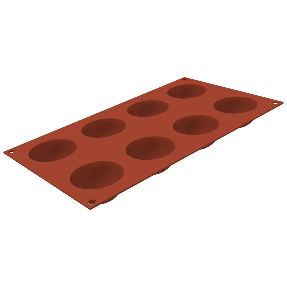 Silikomart Half Sphere Mold 55mm, 8 Cavities