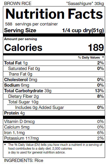 Nagano Sasashigure Organic 2lb White Rice