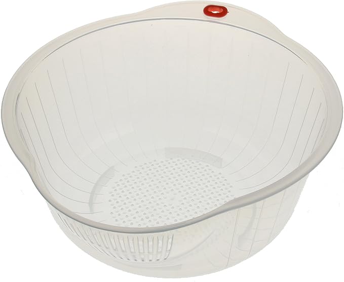 Bowl 3 Way Plastic Rice Washing