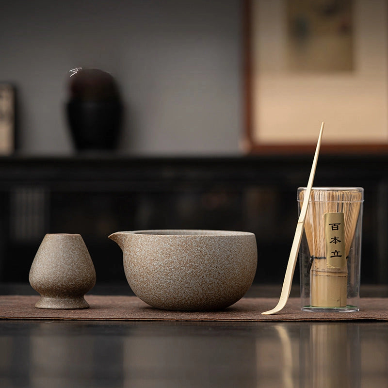 Matcha Set Gohobi Grey Brown 003
