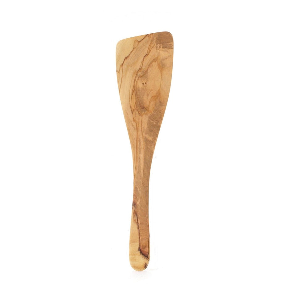 Olivewood Flat Wide Spatula, 12"