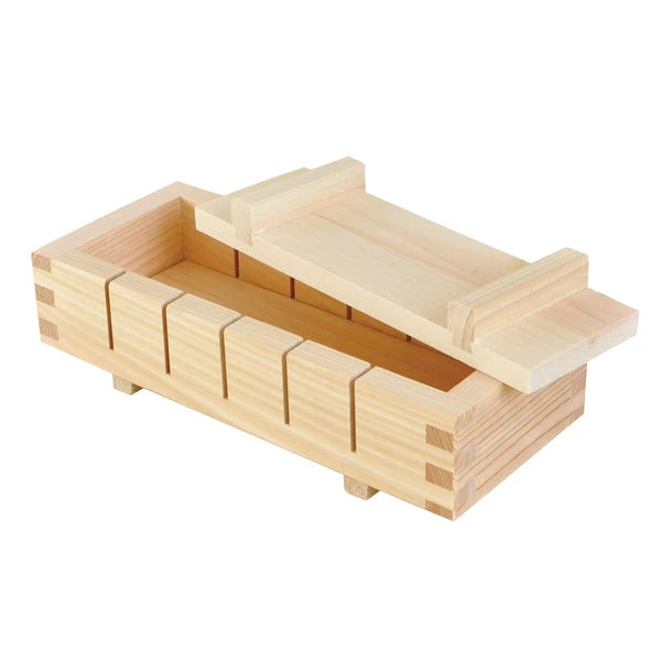 Oshizushi 24x10x6cm (6 Slots) Hinoki Cypress Sushi Press Mold