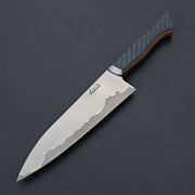 Acre Forge 7" Funayuki Blue & Black Carbon Fiber by Adam-Knife-Acre Forge-Carbon Knife Co