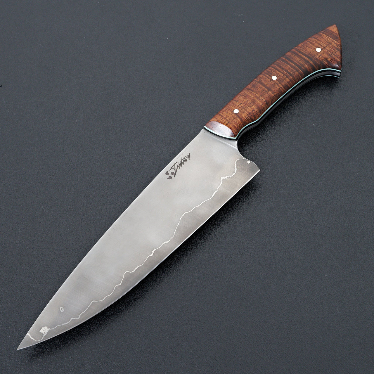 Acre Forge 7.375" Chef Koa by Shamus-Knife-Acre Forge-Carbon Knife Co