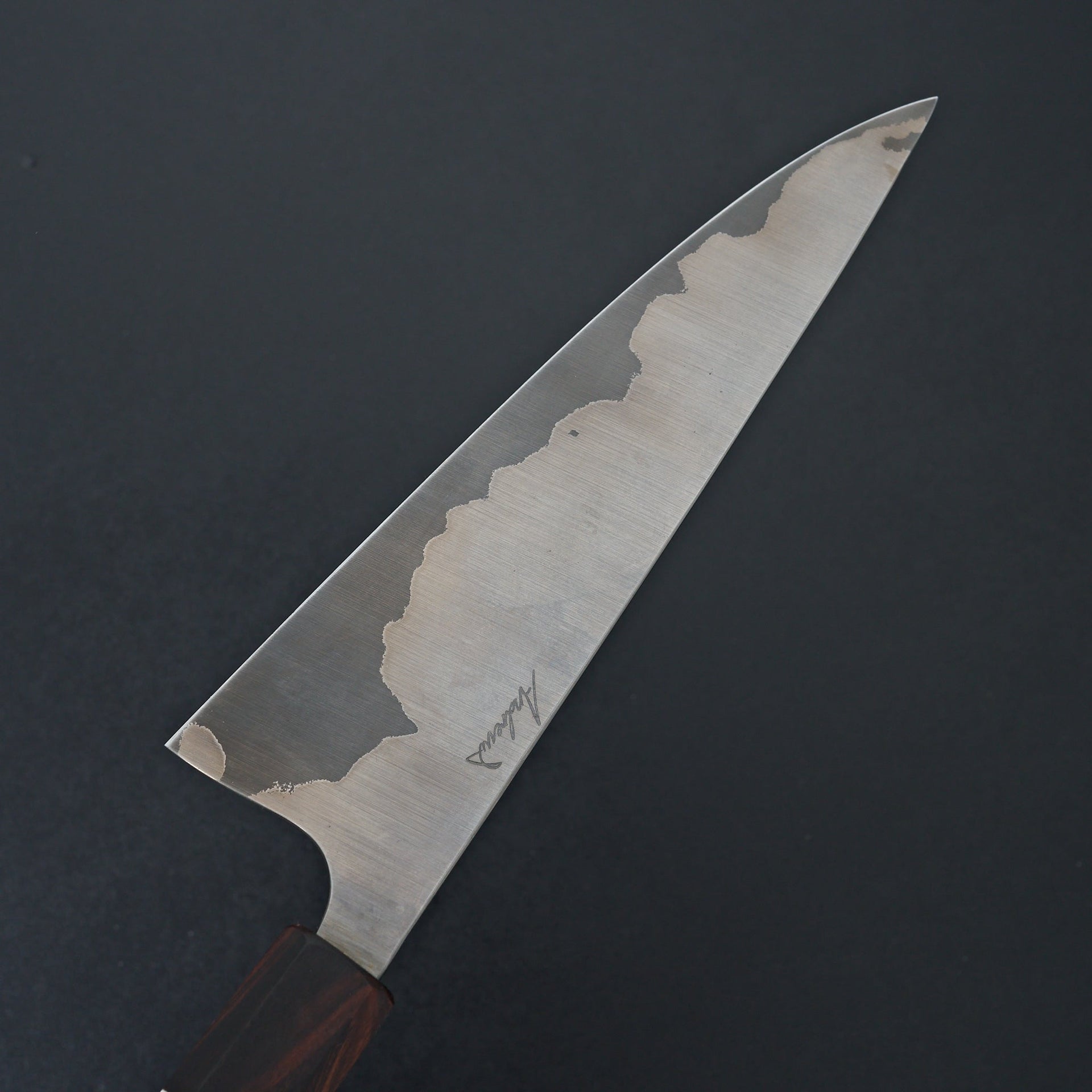 Acre Forge 8.125" Gyuto Ironwood & Mango Wood by Adam-Knife-Acre Forge-Carbon Knife Co