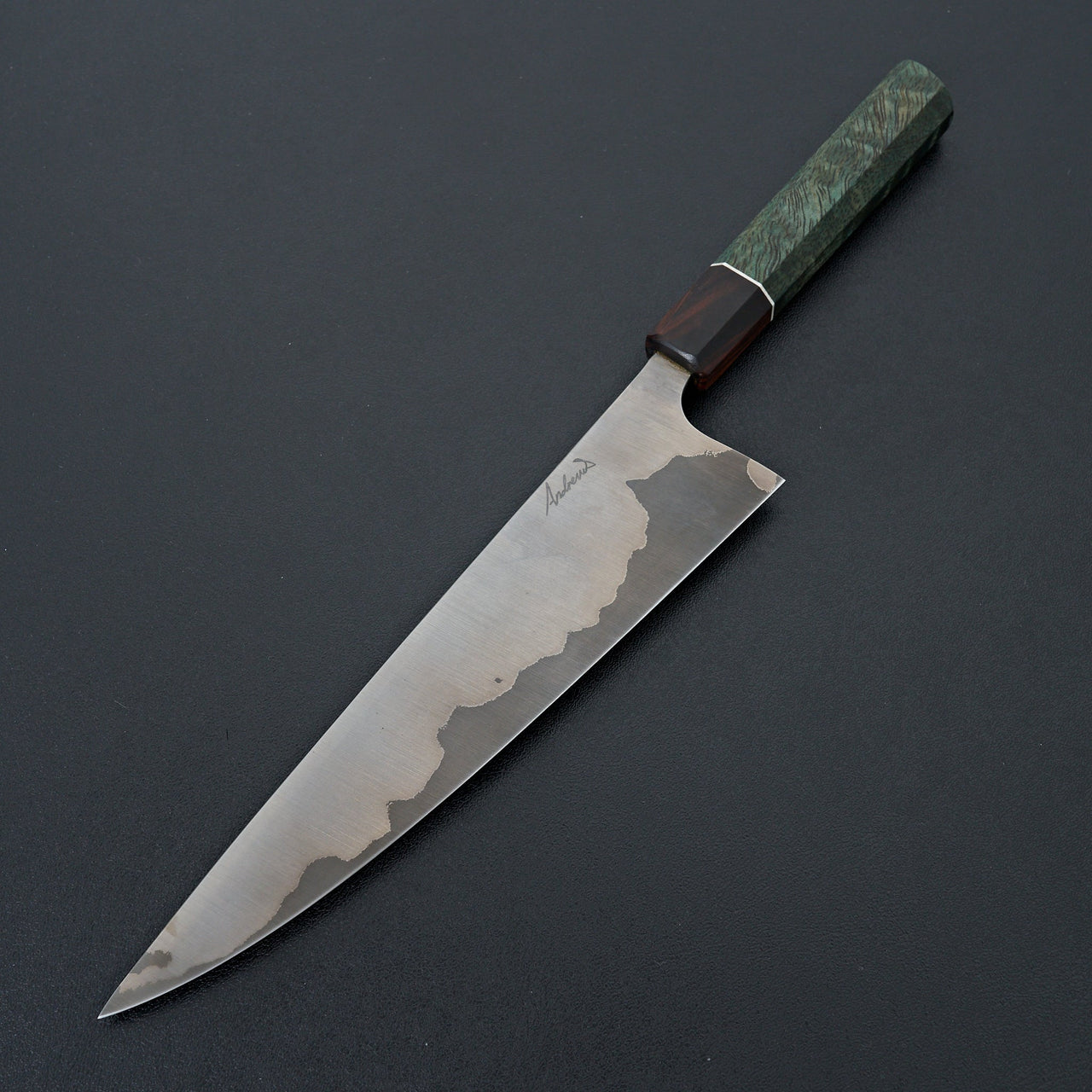 Acre Forge 8.125" Gyuto Ironwood & Mango Wood by Adam-Knife-Acre Forge-Carbon Knife Co