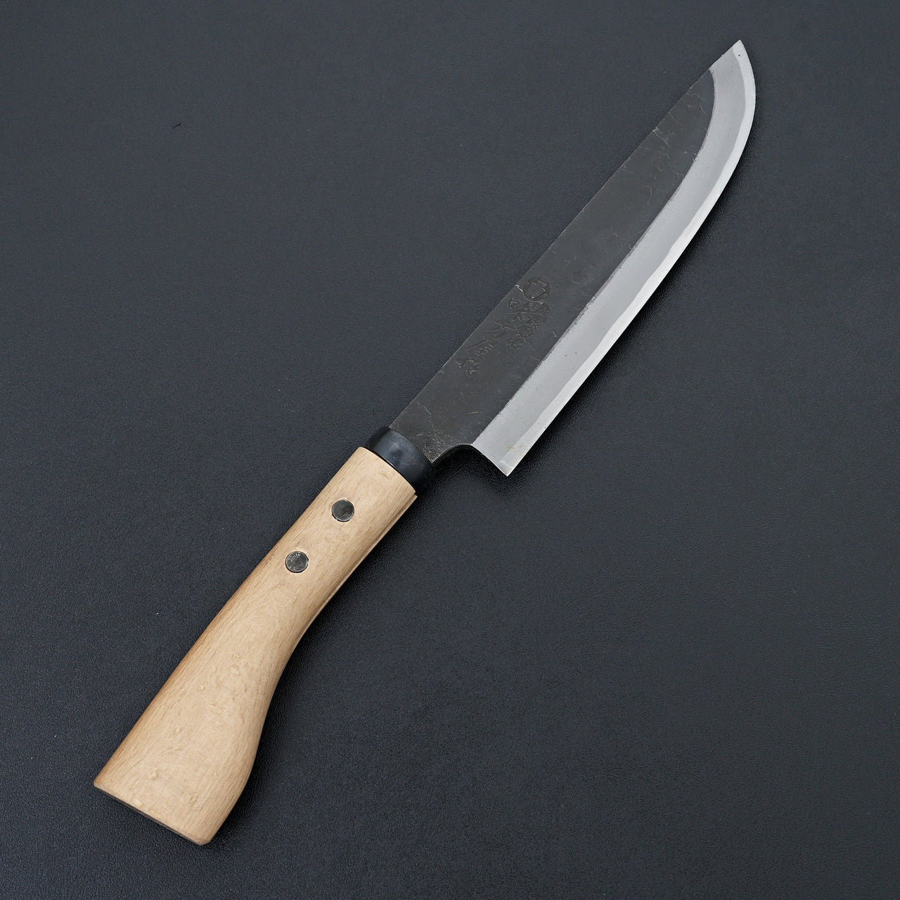 Ajikataya Kengata Hatchet 210mm Oak Handle (Single Bevel)-Knife-Hitohira-Carbon Knife Co