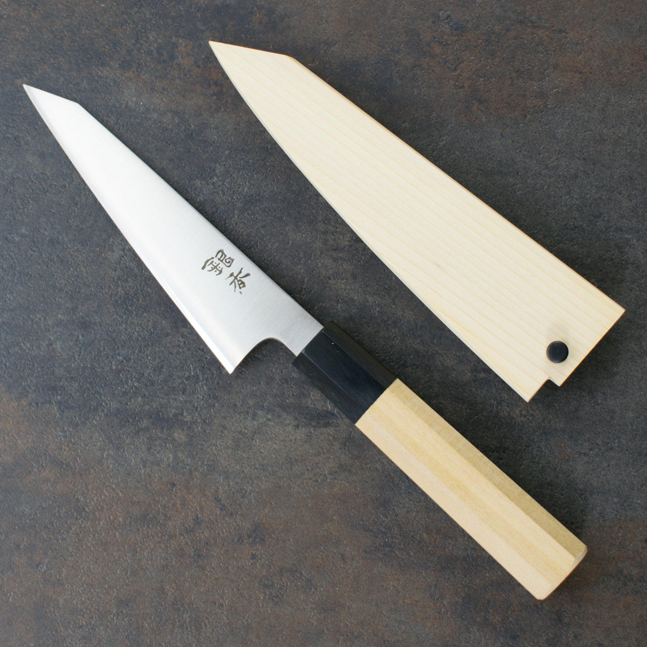 Ashi Ginga Stainless LEFT Handed Honesuki 150mm-Knife-Ashi Hamono-Carbon Knife Co