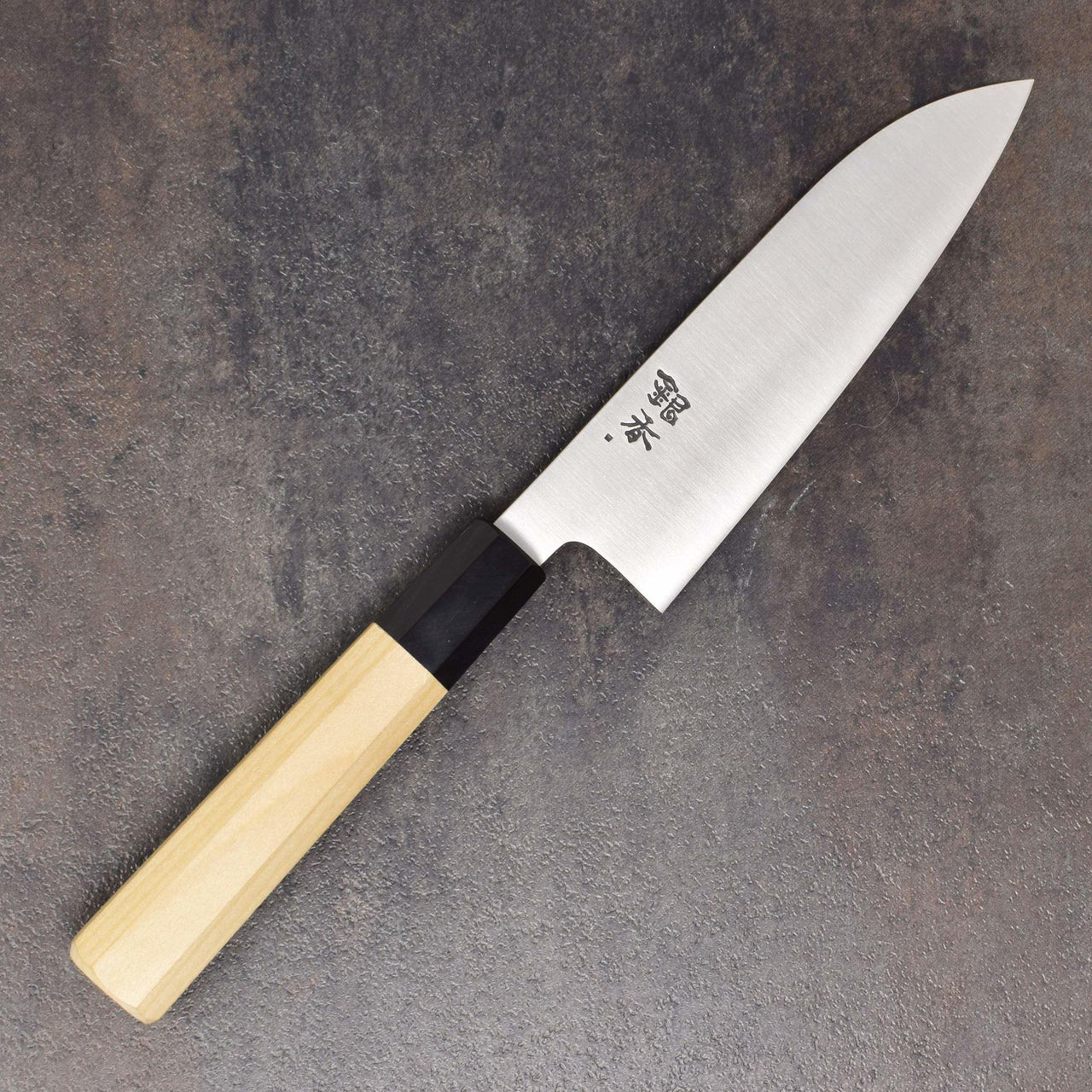 Ashi Ginga Stainless Santoku 165mm-Knife-Ashi Hamono-Carbon Knife Co