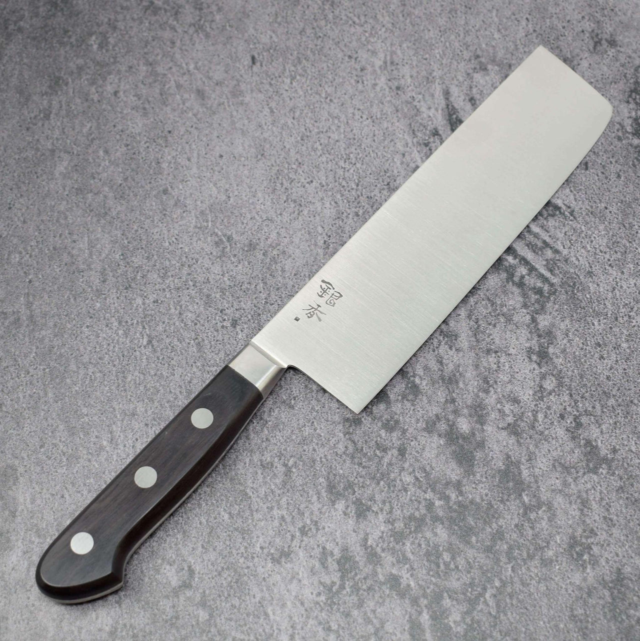 Ashi Ginga Stainless Western Nakiri 180mm-Knife-Ashi Hamono-Carbon Knife Co