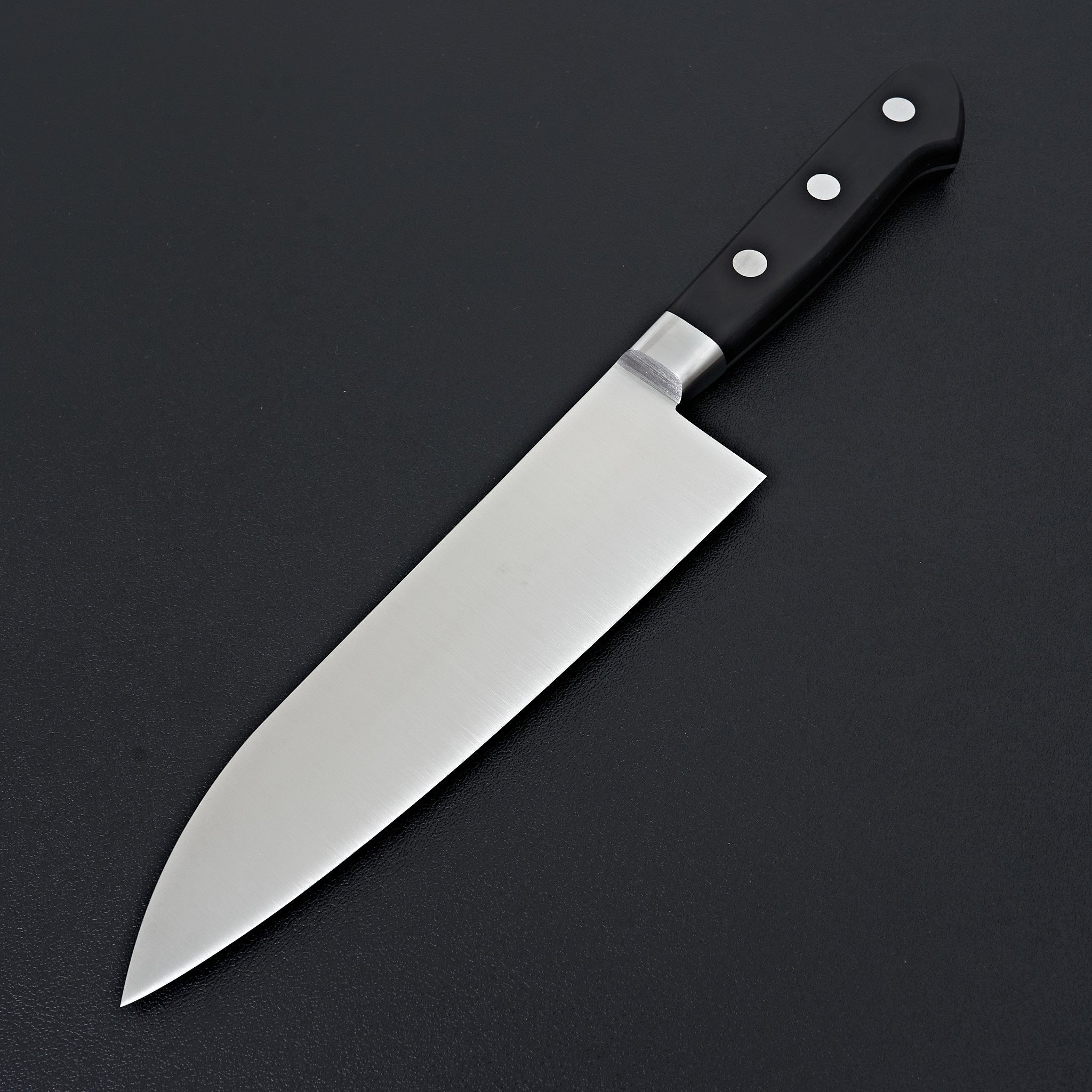 ashi hamono 三徳165mm ステンレス鋼　洋式柄 Ashi Ginga Stainless Western Santoku 165mm