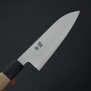 Ashi Ginga White #2 Santoku 165mm-Knife-Ashi Hamono-Carbon Knife Co