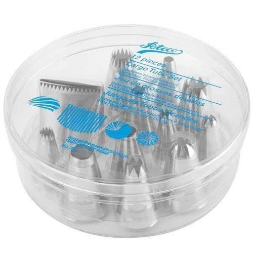 Ateco Jumbo Tube Set 12 Piece-Bakeware-Ateco-Carbon Knife Co