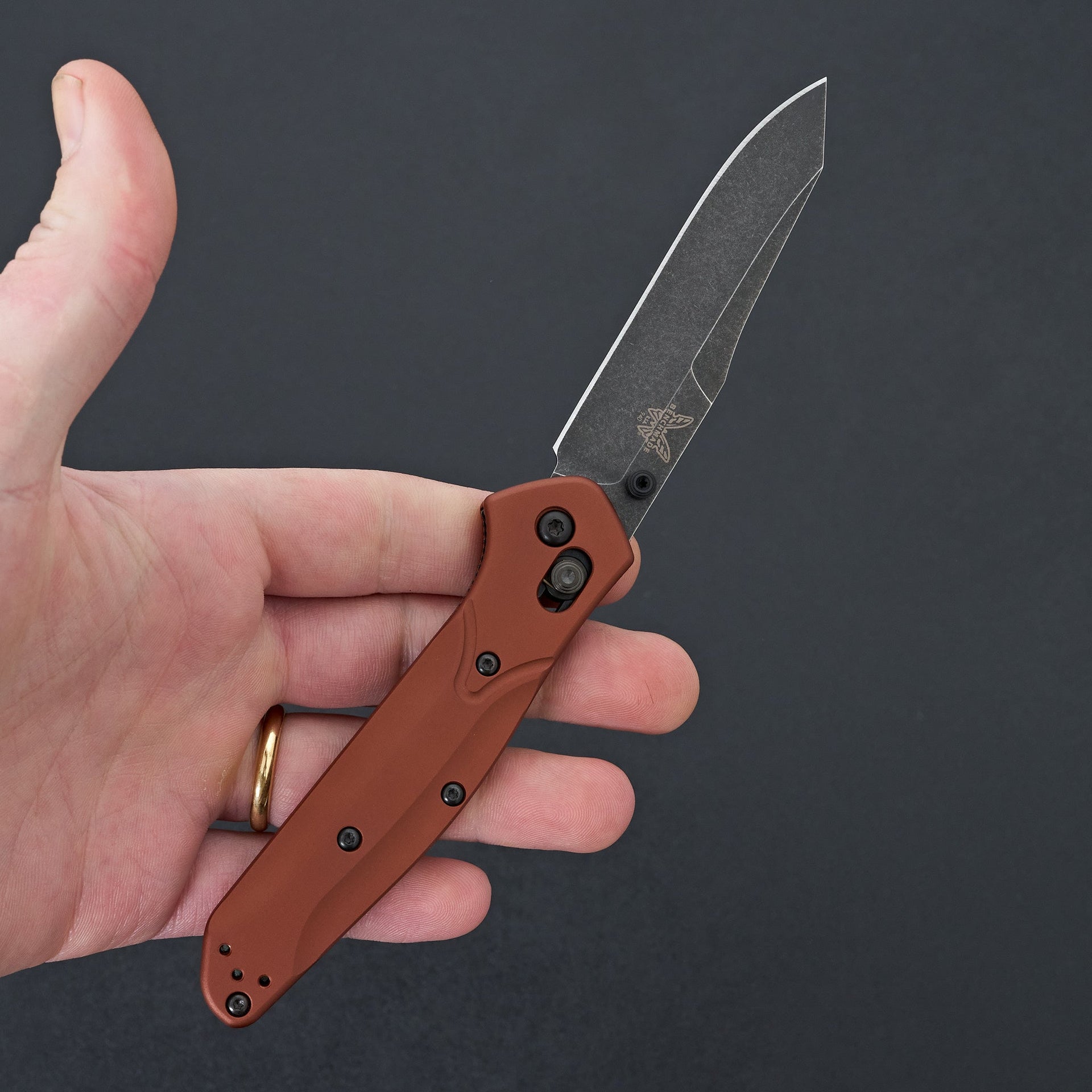 Benchmade 940 Osborne Burnt Copper Aluminum-Knife-Benchmade-Carbon Knife Co