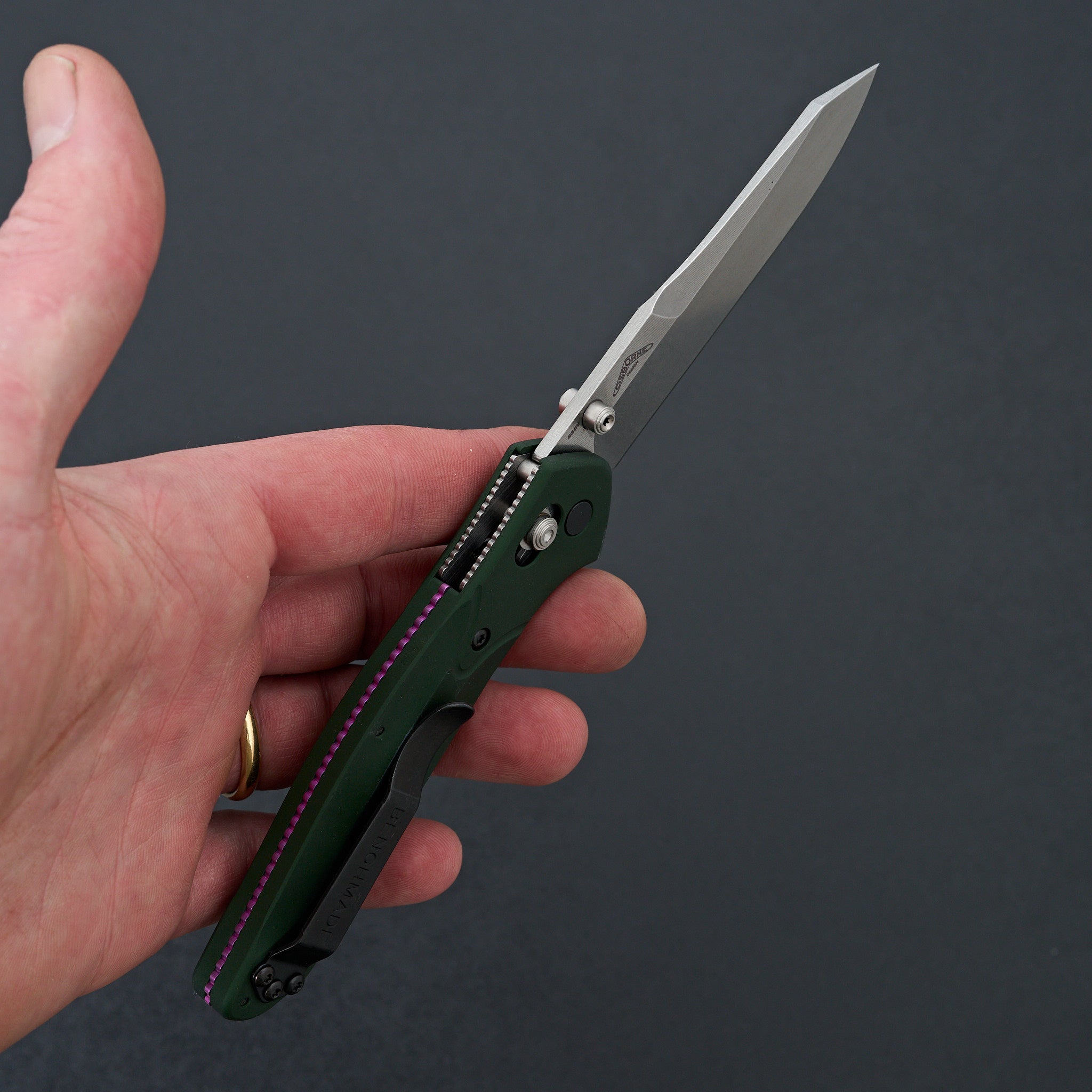 Benchmade 940 Osborne Green Aluminum