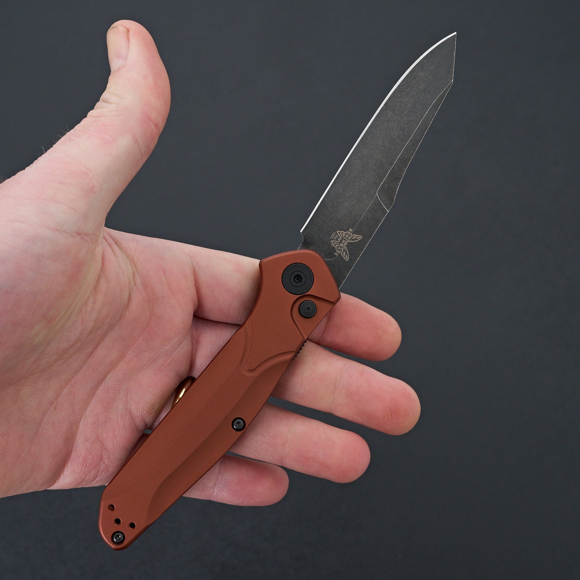 Benchmade 9400 Auto Osborne Burnt Copper Aluminum-Knife-Benchmade-Carbon Knife Co