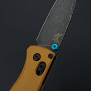 Benchmade Bugout Burnt Brass Alminum-Knife-Benchmade-Carbon Knife Co