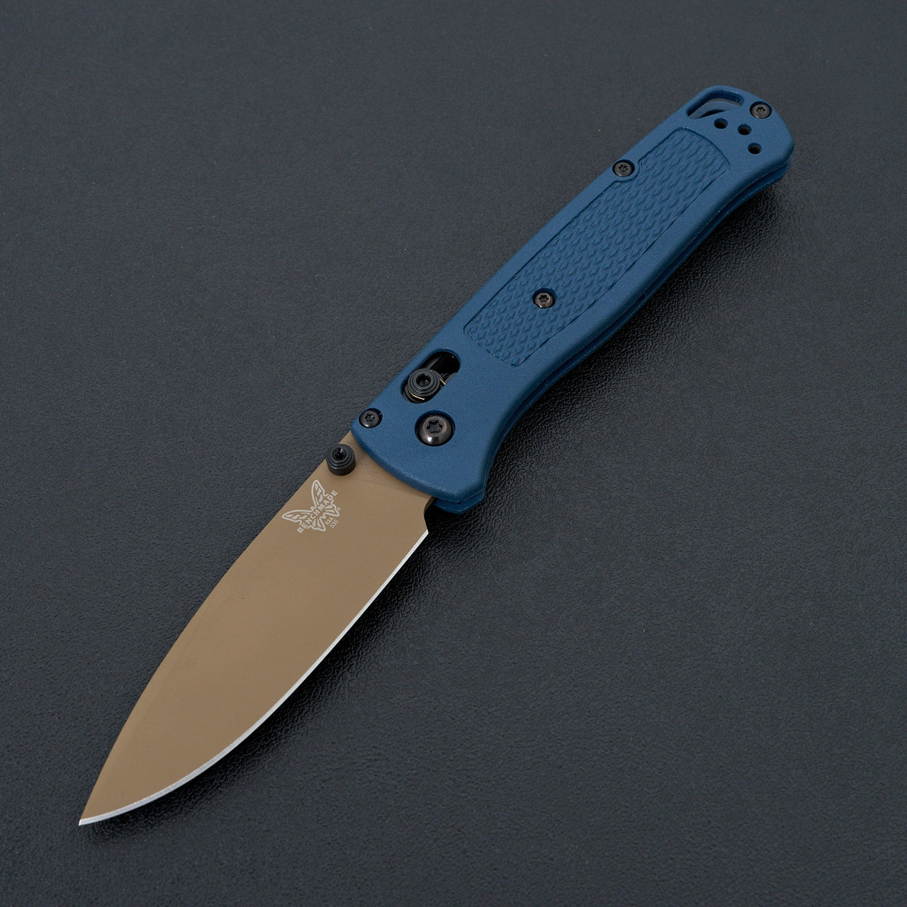 Benchmade Bugout Crater Blue Grivory-Knife-Benchmade-Carbon Knife Co