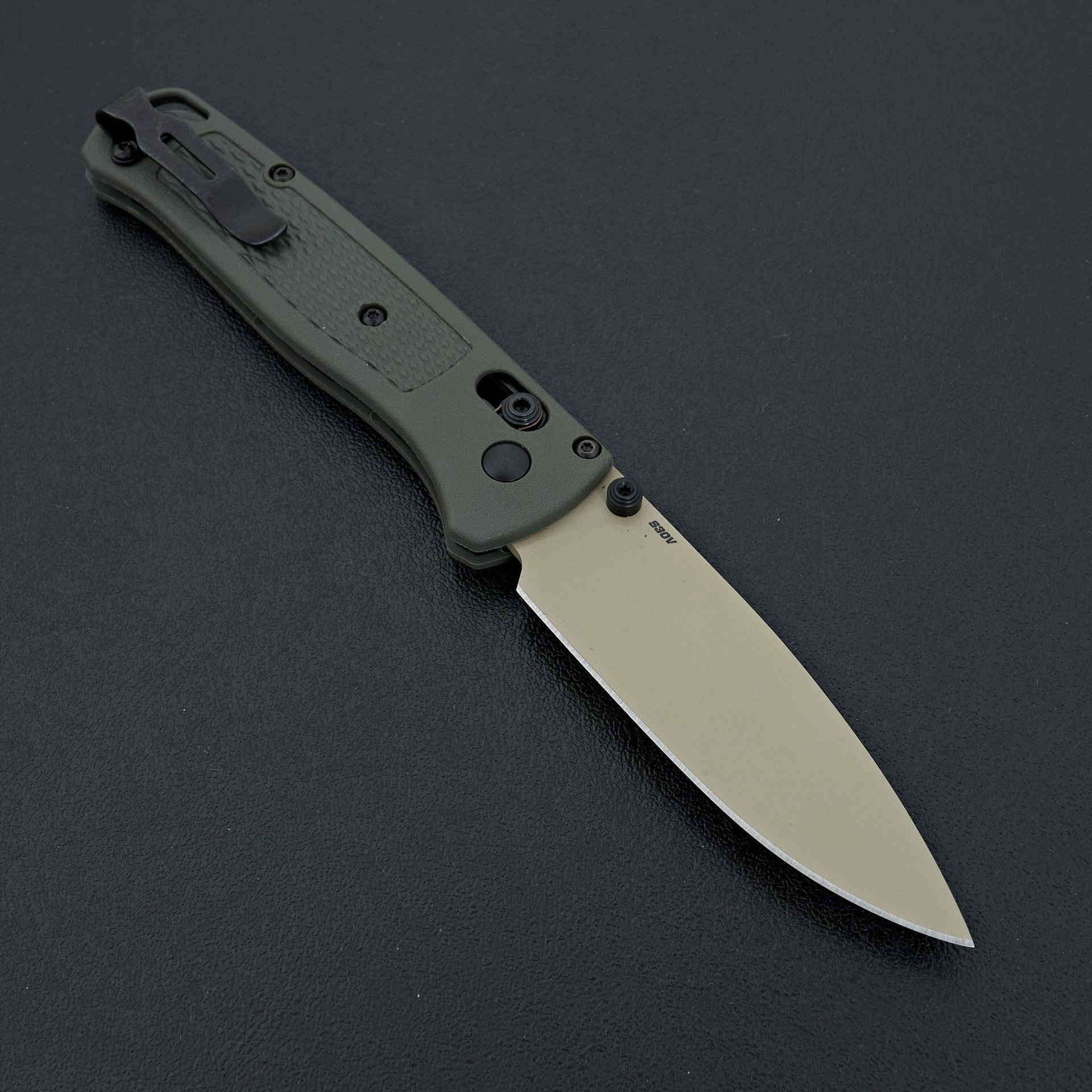 Benchmade Bugout Dark Olive Grivory-Knife-Benchmade-Carbon Knife Co