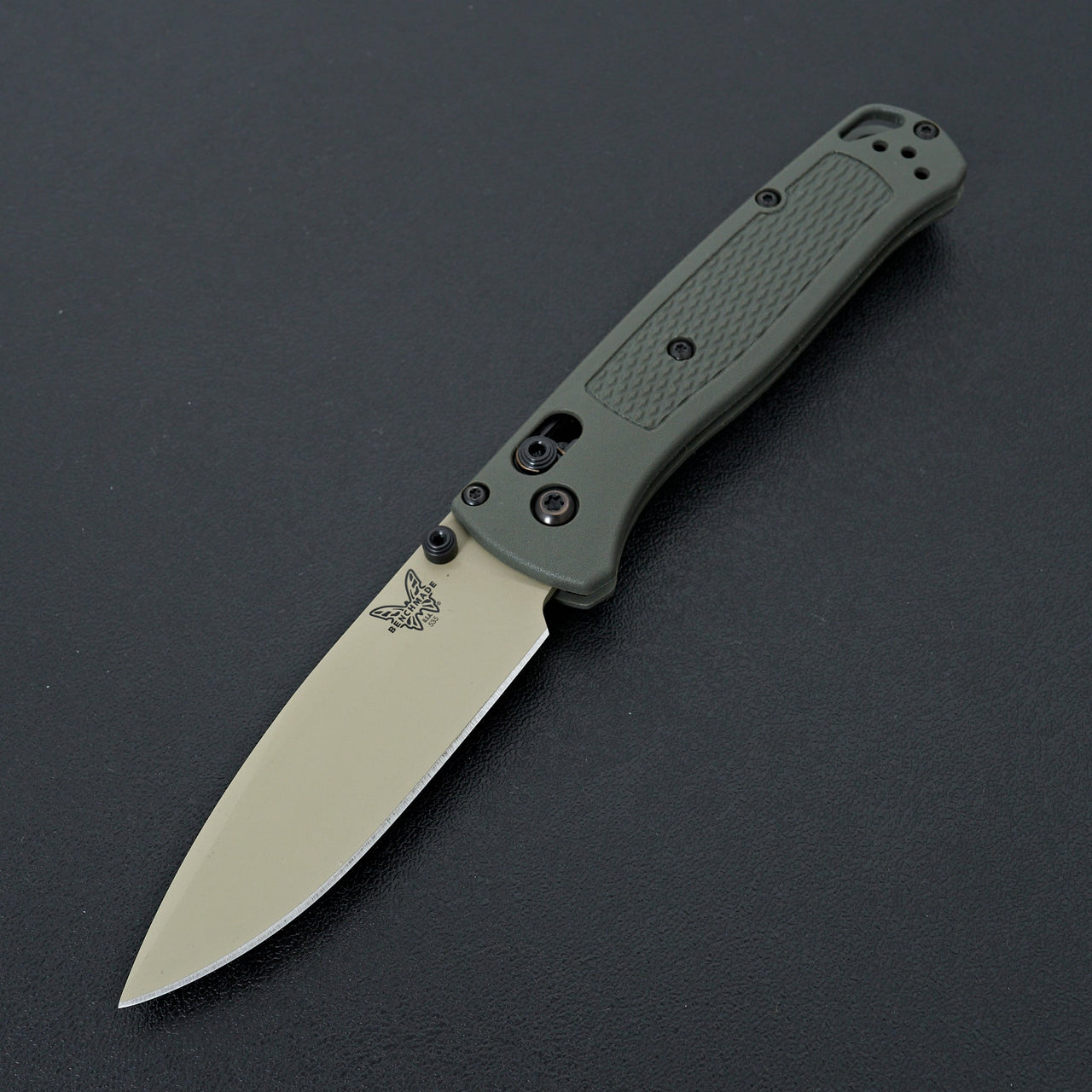 Benchmade Bugout Dark Olive Grivory-Knife-Benchmade-Carbon Knife Co