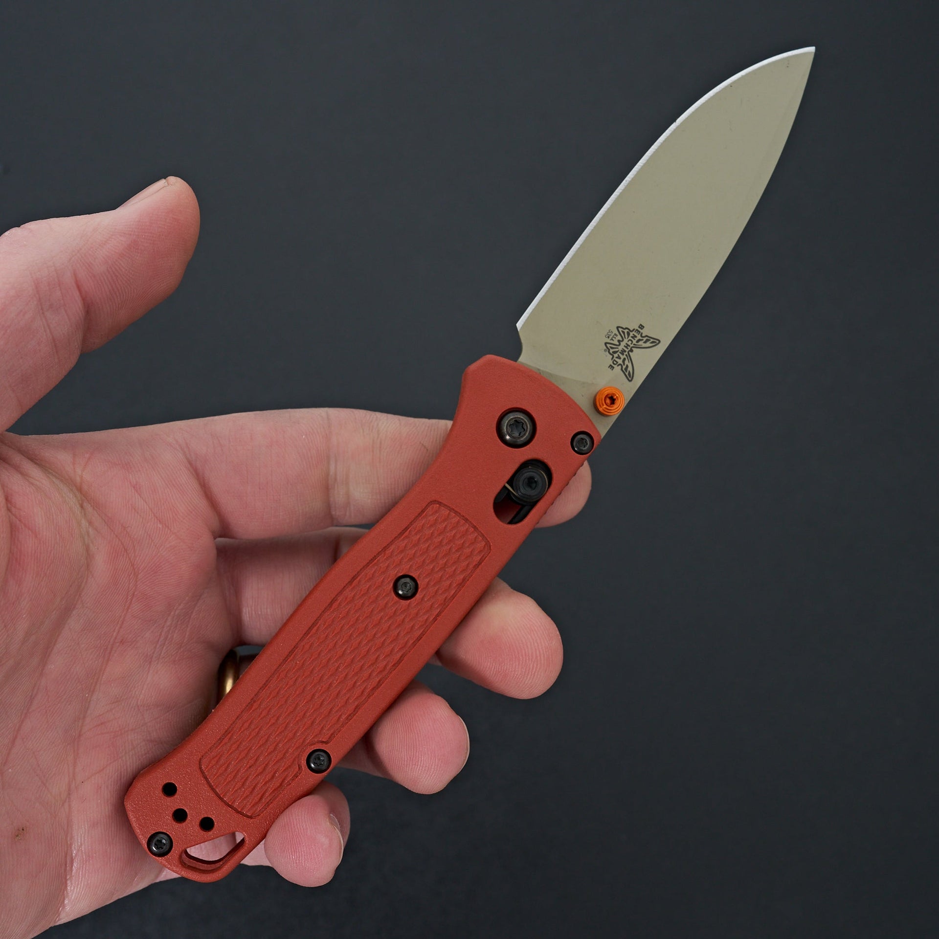 Benchmade Bugout Rust Orange Grivory-Knife-Benchmade-Carbon Knife Co