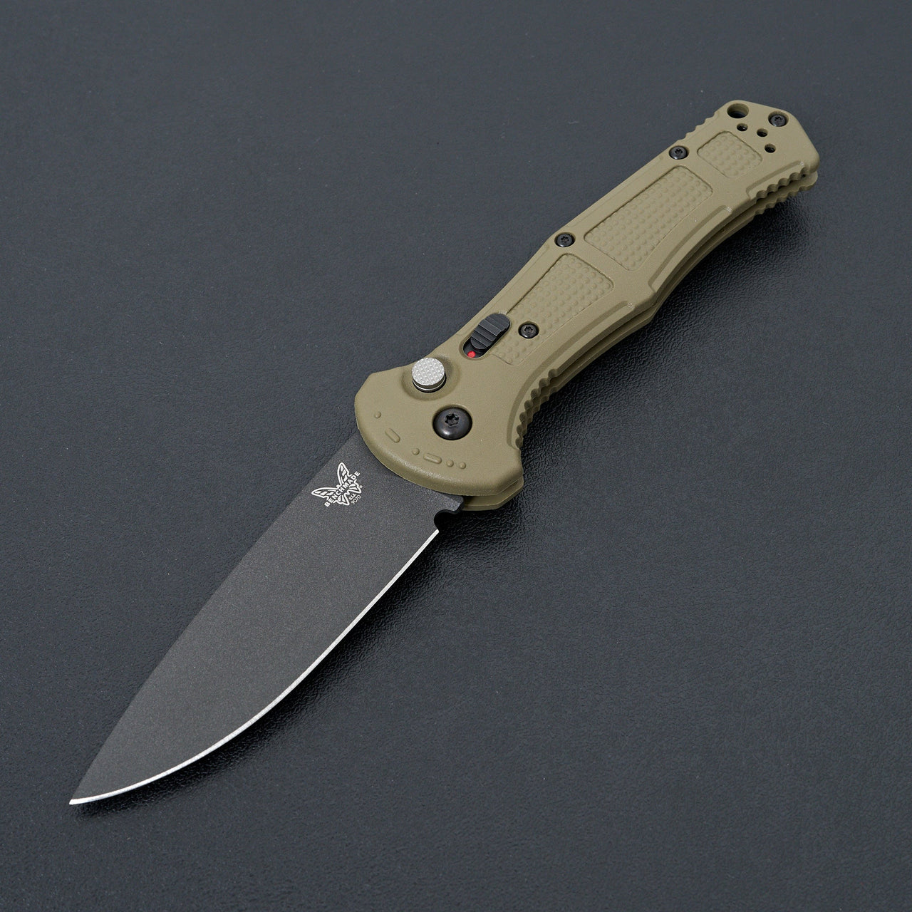 Benchmade Claymore Automatic Knife Ranger Green Grivory-Knife-Benchmade-Carbon Knife Co