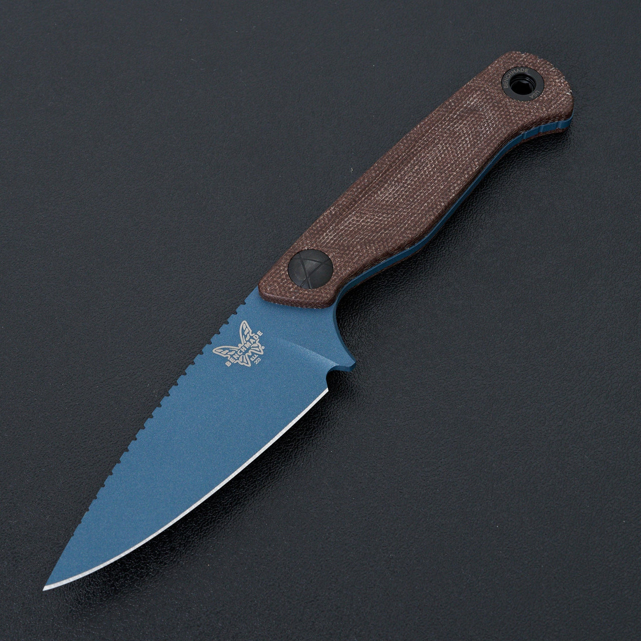 Benchmade Dacian Brown Canvas Micarta-Knife-Benchmade-Carbon Knife Co