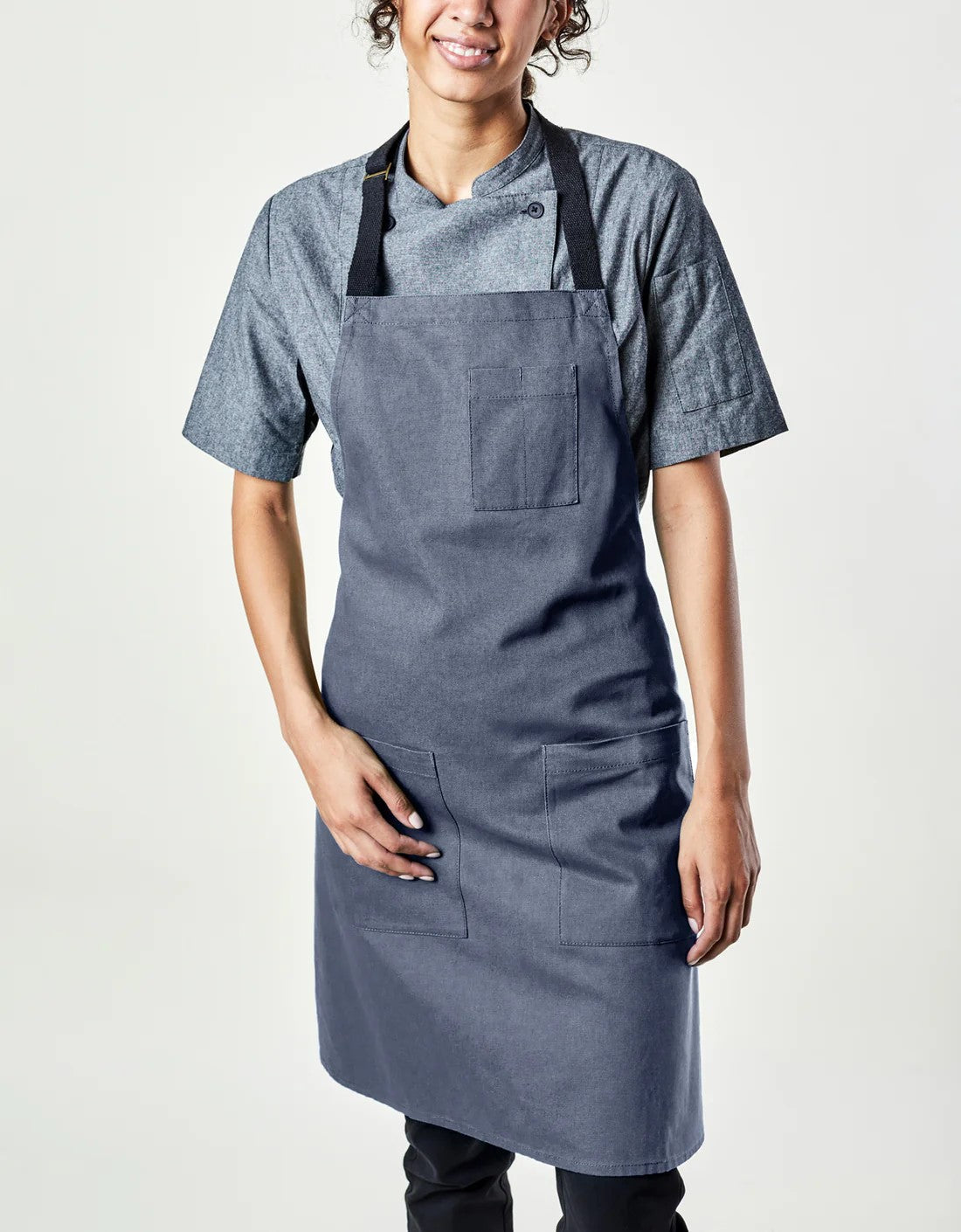 Bluecut Mise Apron - Gray-Aprons-Blue Cut Aprons-Carbon Knife Co