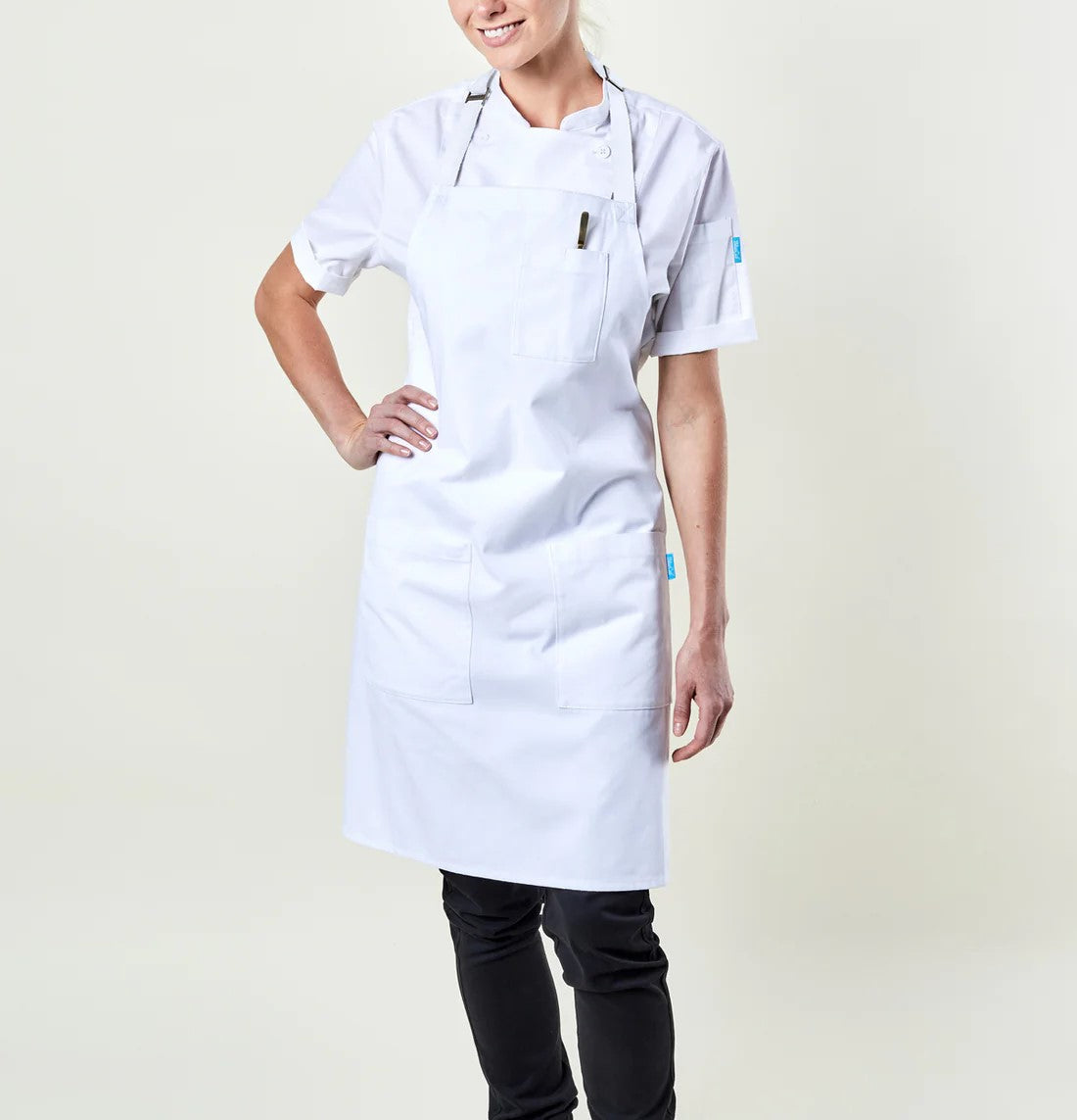 Bluecut Mise Apron - White-Aprons-Blue Cut Aprons-Carbon Knife Co