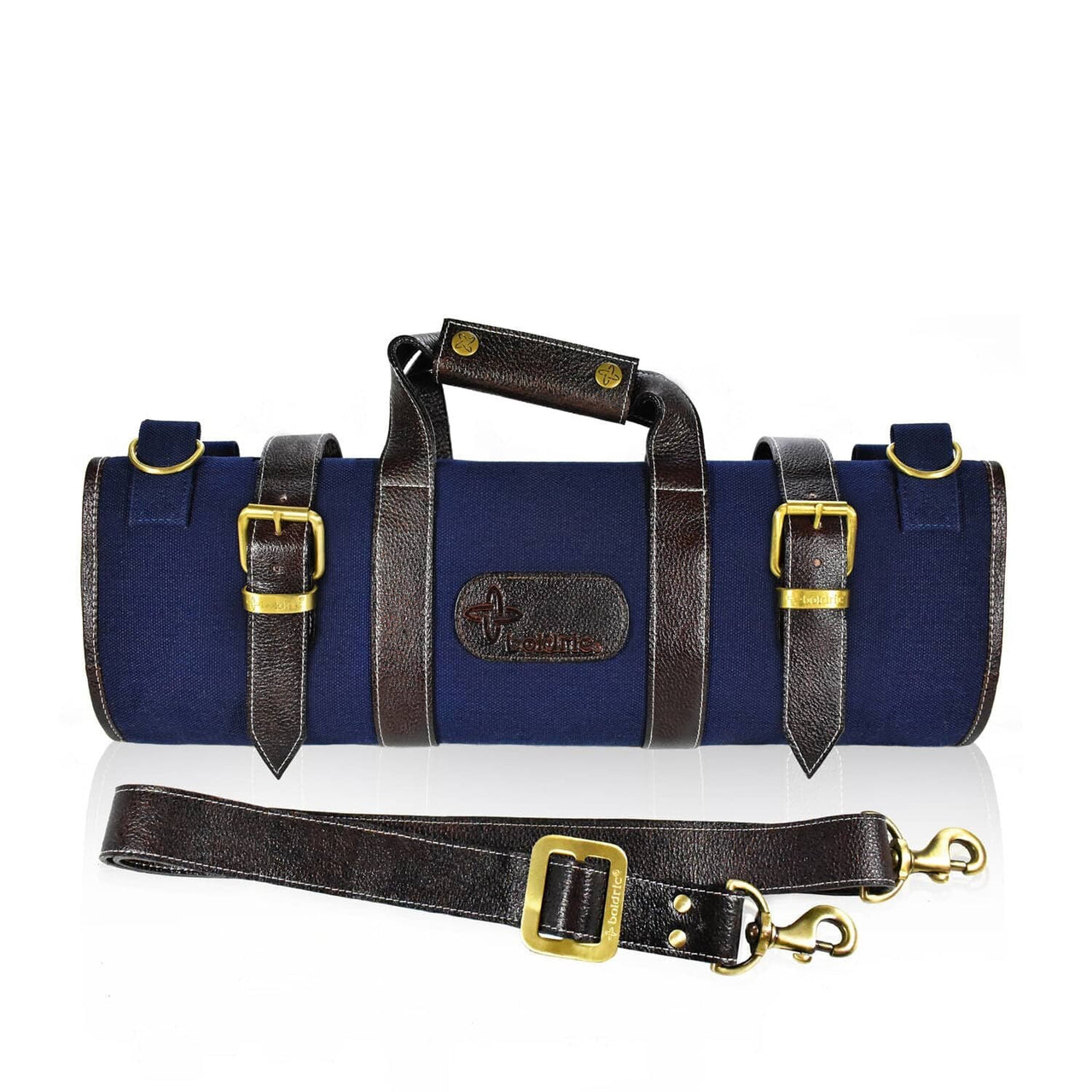 Boldric 17 Pocket Canvas Knife Bag Navy-Accessories-Boldric-Carbon Knife Co