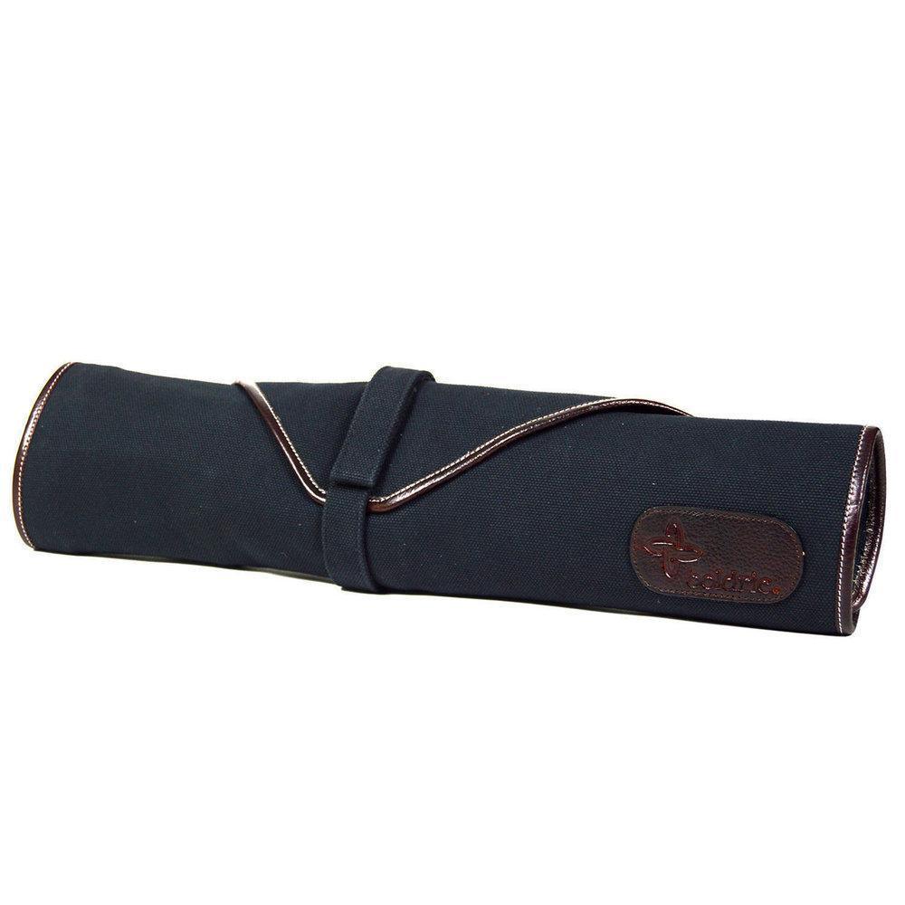 Boldric 6 Pocket Canvas Knife Bag Black-Accessories-Boldric-Carbon Knife Co