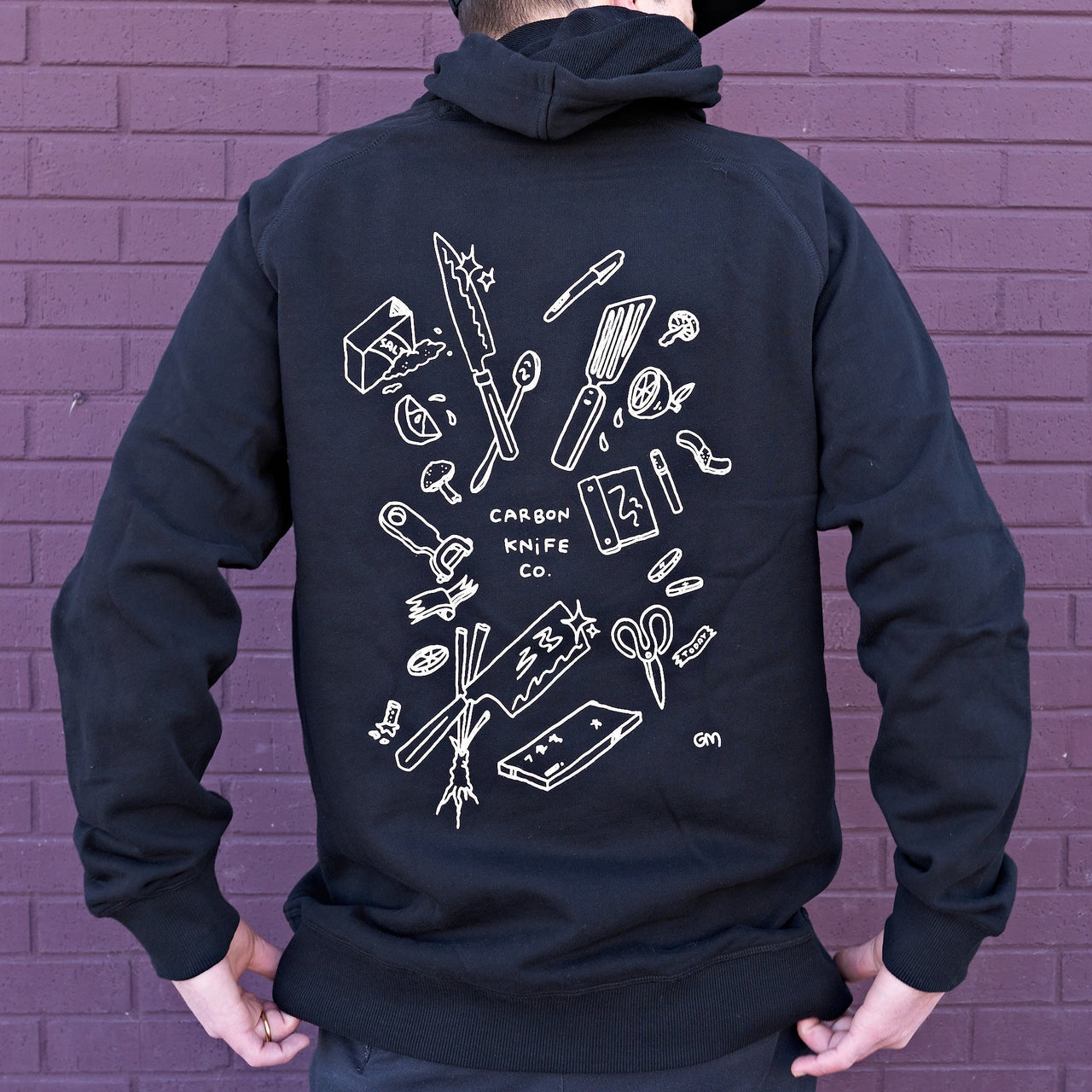 Carbon Knife Co "Tools" Black Hoodie-Carbon Knife Co-Small-Carbon Knife Co