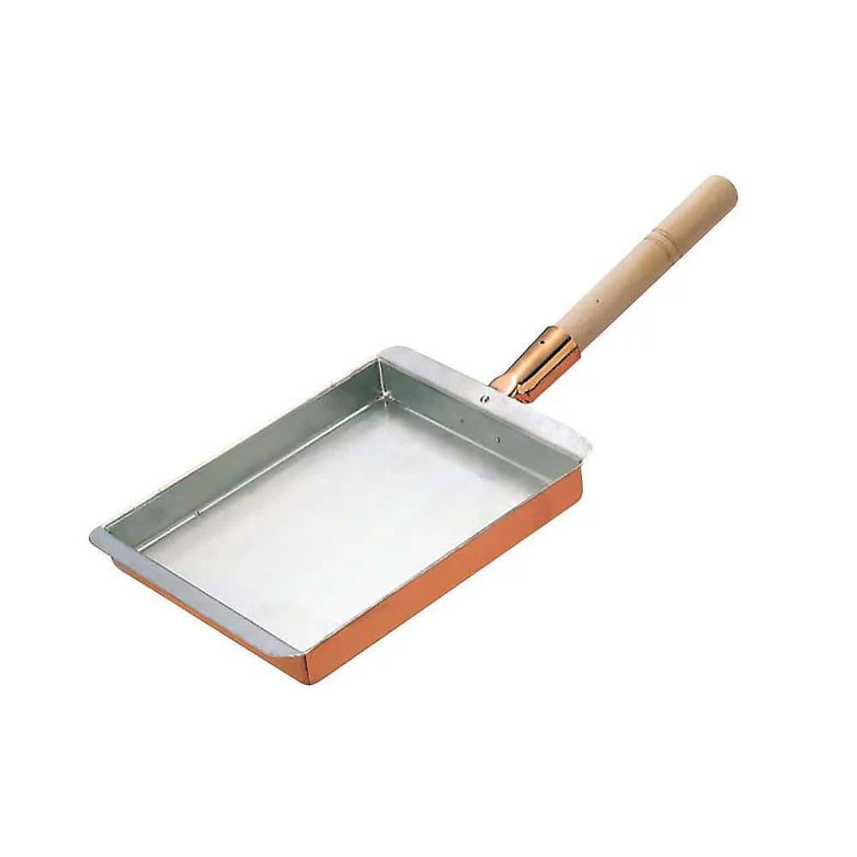 Copper Tamagoyaki Pan Rectangle 16.5cm-Japanese Cookware-Carbon Knife Co-Carbon Knife Co