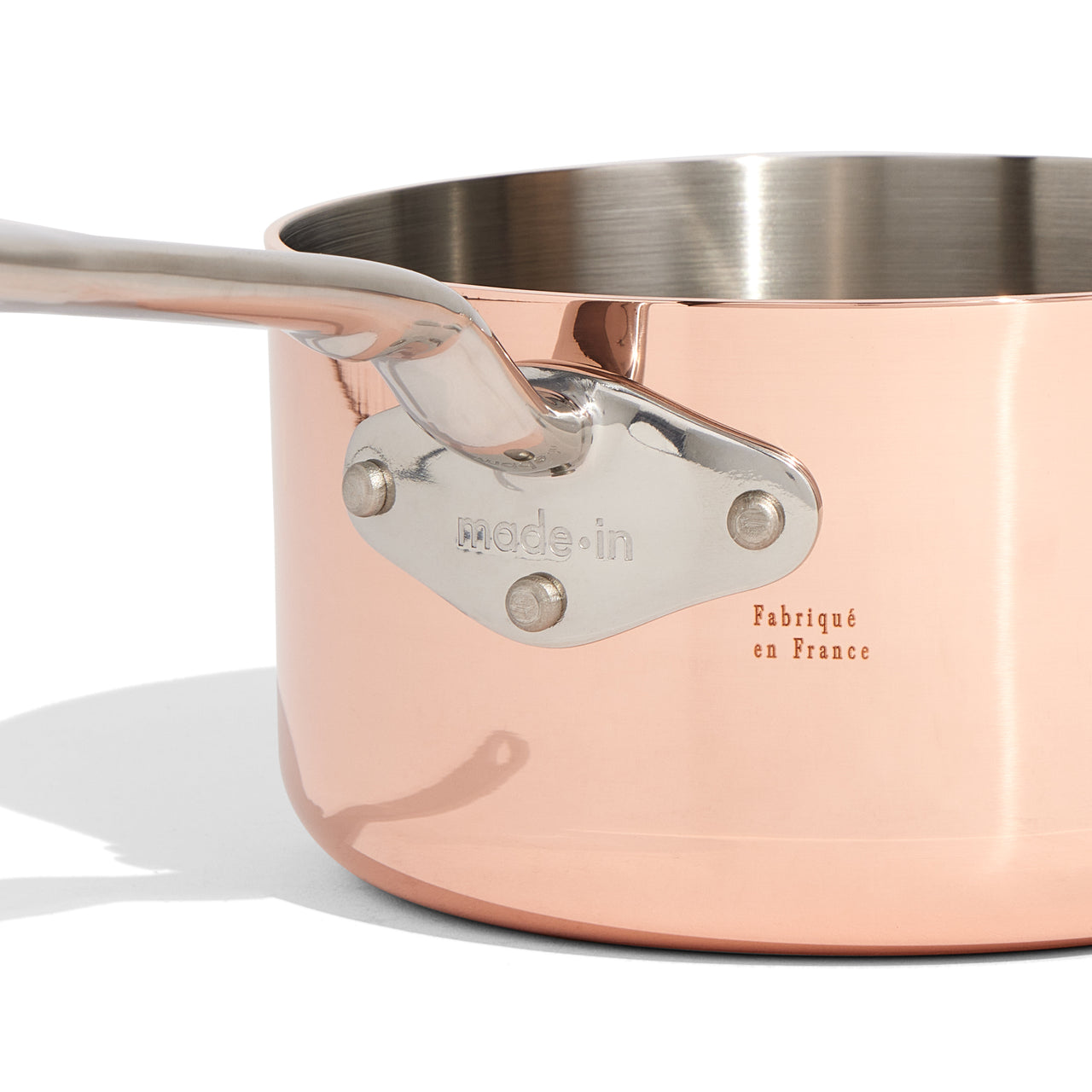 Made In® Copper Saucepan with Lid 1.9 QT