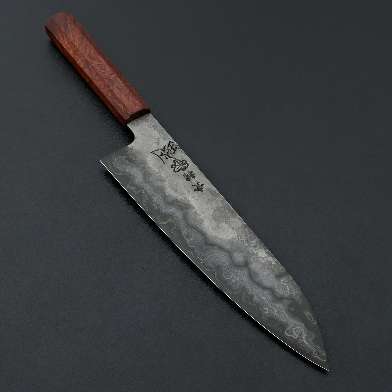 Kisuke KOKUENN Blue #1 Damascus Gyuto 240mm