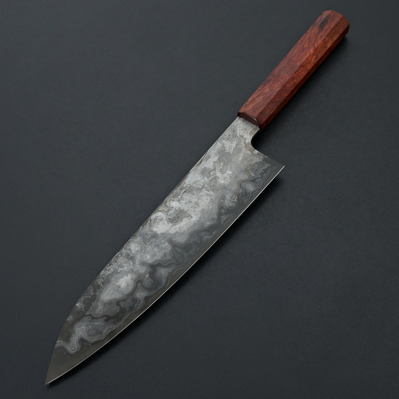 Kisuke KOKUENN Blue #1 Damascus Gyuto 240mm