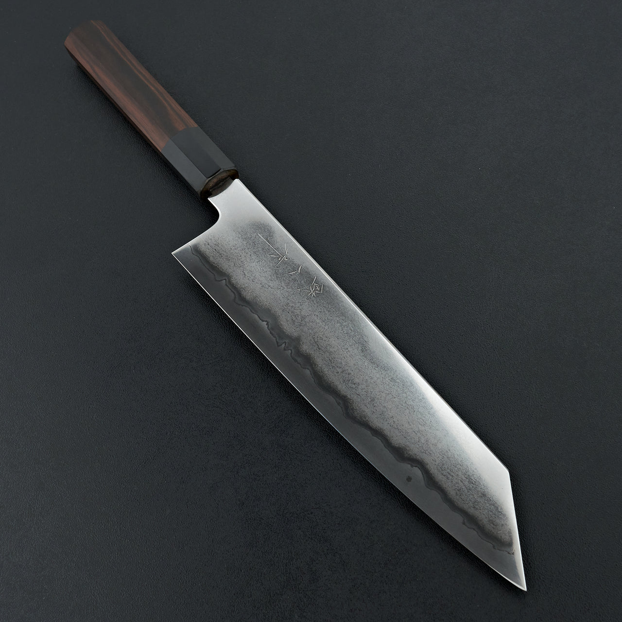 Tetsujin Silver #3 Metal Flow Kiritsuke Gyuto 240mm Taihei Makassar Ebony Handle