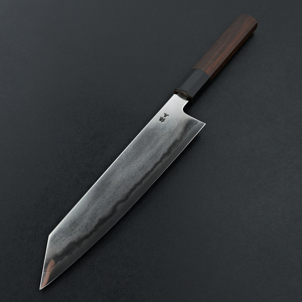 Tetsujin Silver #3 Metal Flow Kiritsuke Gyuto 240mm Taihei Makassar Ebony Handle